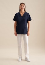 Regular Tunique Uni in Bleu Foncé |  Seidensticker Onlineshop