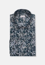 Slim Business Hemd Druck in Türkis |  Seidensticker Onlineshop