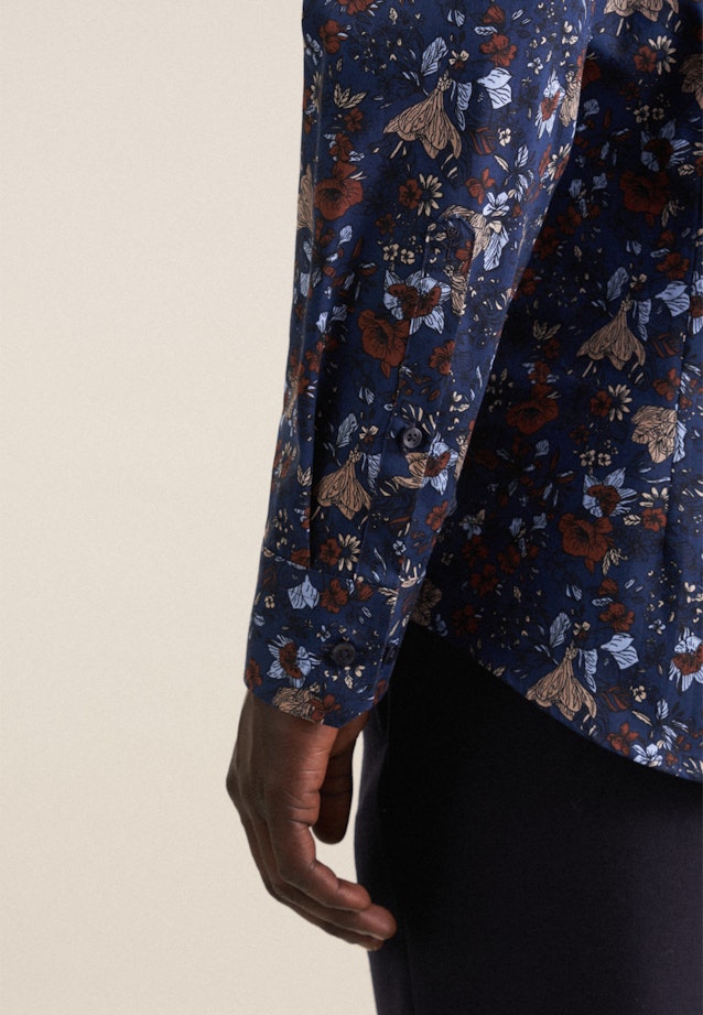 Shaped Chemise d'affaires Imprimé in Marron |  Seidensticker Onlineshop