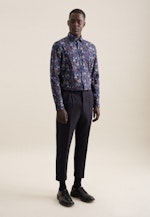 Shaped Chemise d'affaires Imprimé in Marron |  Seidensticker Onlineshop