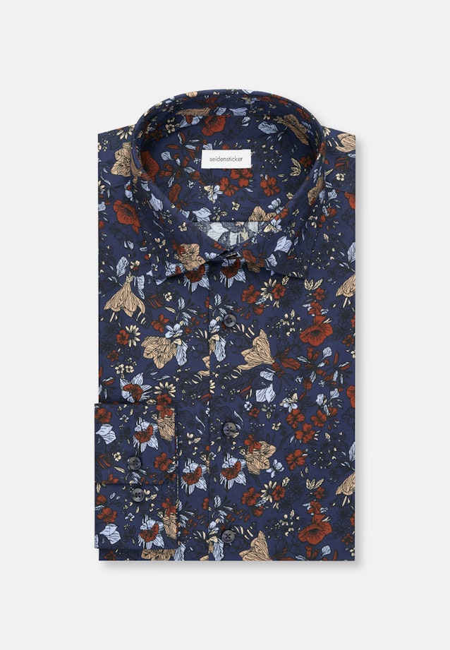 Shaped Chemise d'affaires Imprimé in Marron |  Seidensticker Onlineshop