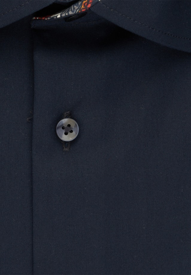 Shaped Business shirt Uni in Dark Blue |  Seidensticker Onlineshop