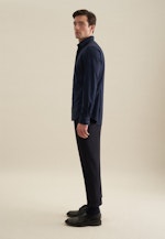 Shaped Business shirt Uni in Dark Blue |  Seidensticker Onlineshop