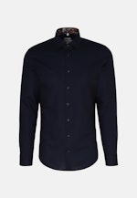 Shaped Business shirt Uni in Dark Blue |  Seidensticker Onlineshop