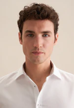 Shaped Business shirt Uni in White |  Seidensticker Onlineshop