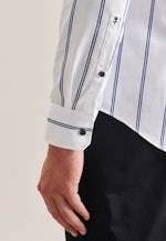 Slim Business Hemd Streifen in Dunkelblau |  Seidensticker Onlineshop