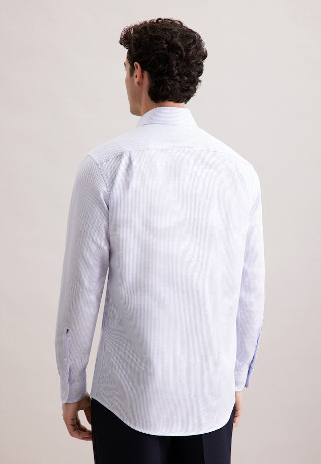 Regular Business Hemd Struktur in Hellblau |  Seidensticker Onlineshop