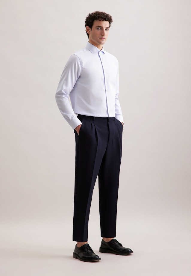 Regular Business Hemd Struktur in Hellblau |  Seidensticker Onlineshop