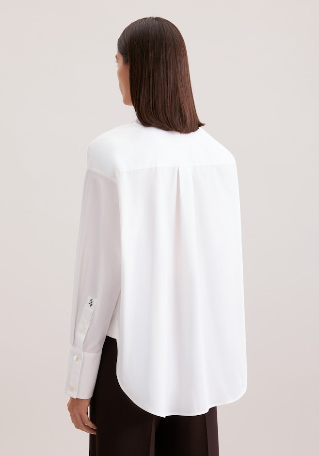 Longbluse Uni in Weiß | Seidensticker Onlineshop