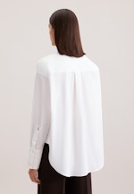Longbluse Uni in Weiß |  Seidensticker Onlineshop