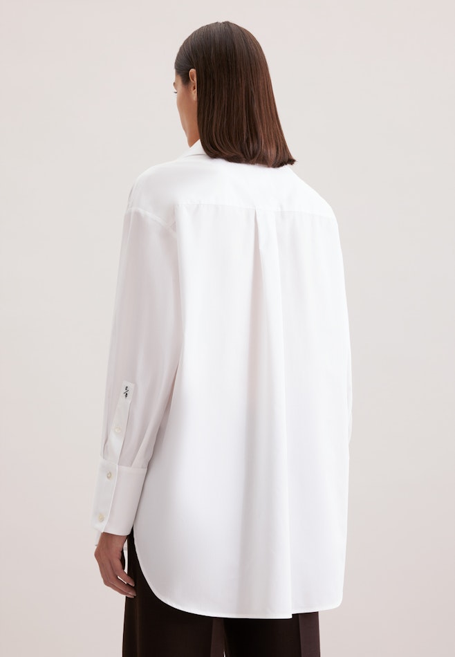 Schlupfbluse Uni in Weiß | Seidensticker Onlineshop