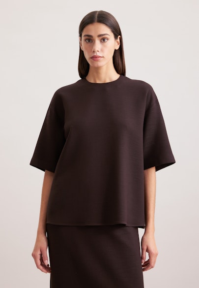 T-Shirt Uni in Marron |  Seidensticker Onlineshop