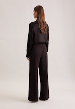 Gerade Hose in strukturierter Ware in Braun |  Seidensticker Onlineshop