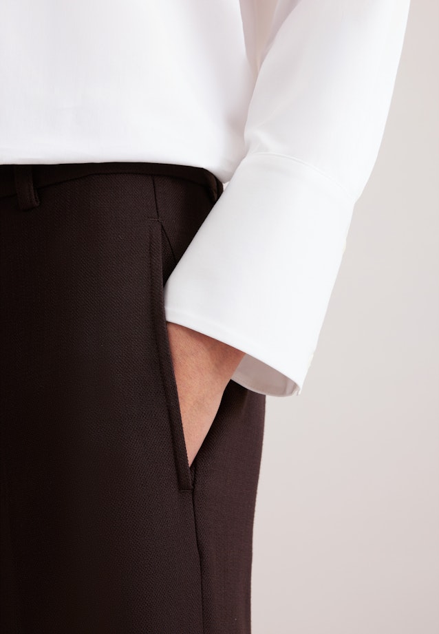 Regular Fabric pants Uni in Brown |  Seidensticker Onlineshop