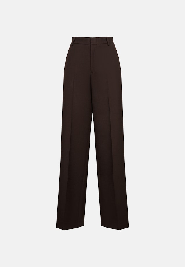 Regular Fabric pants Uni in Brown |  Seidensticker Onlineshop