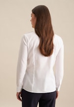 Chemisier chemise Uni in Blanc |  Seidensticker Onlineshop