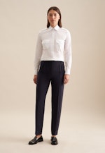 Chemisier chemise Uni in Blanc |  Seidensticker Onlineshop