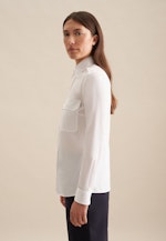 Chemisier chemise Uni in Blanc |  Seidensticker Onlineshop