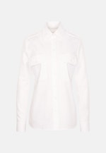 Chemisier chemise Uni in Blanc |  Seidensticker Onlineshop