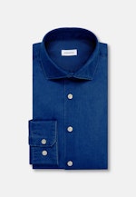 Slim Denimhemd Denim in Dunkelblau |  Seidensticker Onlineshop