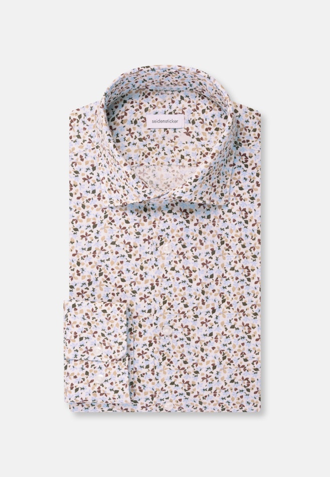 Slim Chemise d'affaires Imprimé dans Beige | Boutique en ligne Seidensticker