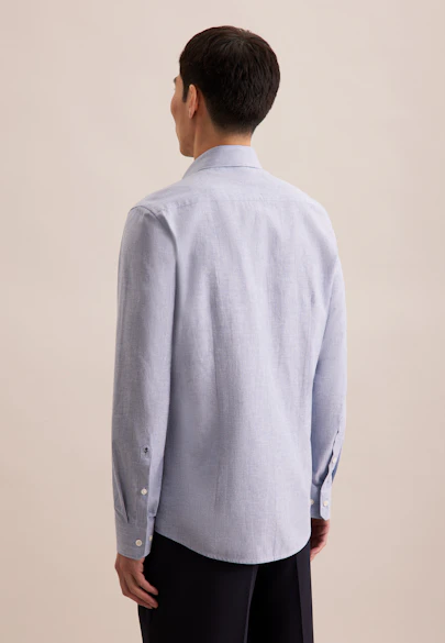 Slim Casual Hemd Uni in Hellblau |  Seidensticker Onlineshop