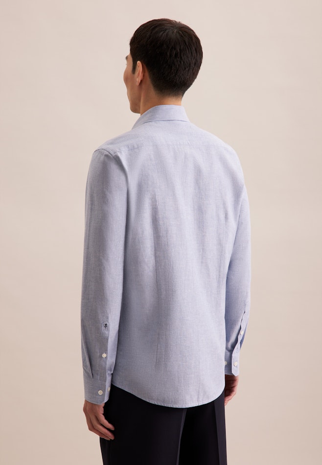 Slim Casual shirt Uni in Light Blue | Seidensticker online shop