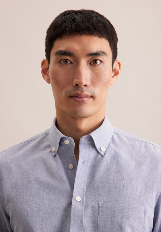 Slim Casual shirt Uni in Light Blue |  Seidensticker Onlineshop