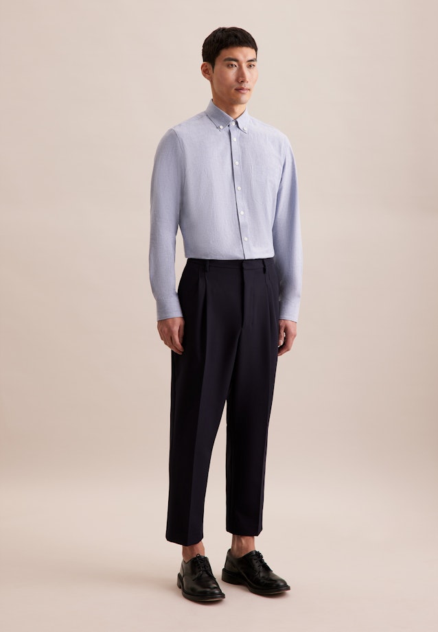 Slim Casual Hemd Uni in Hellblau |  Seidensticker Onlineshop