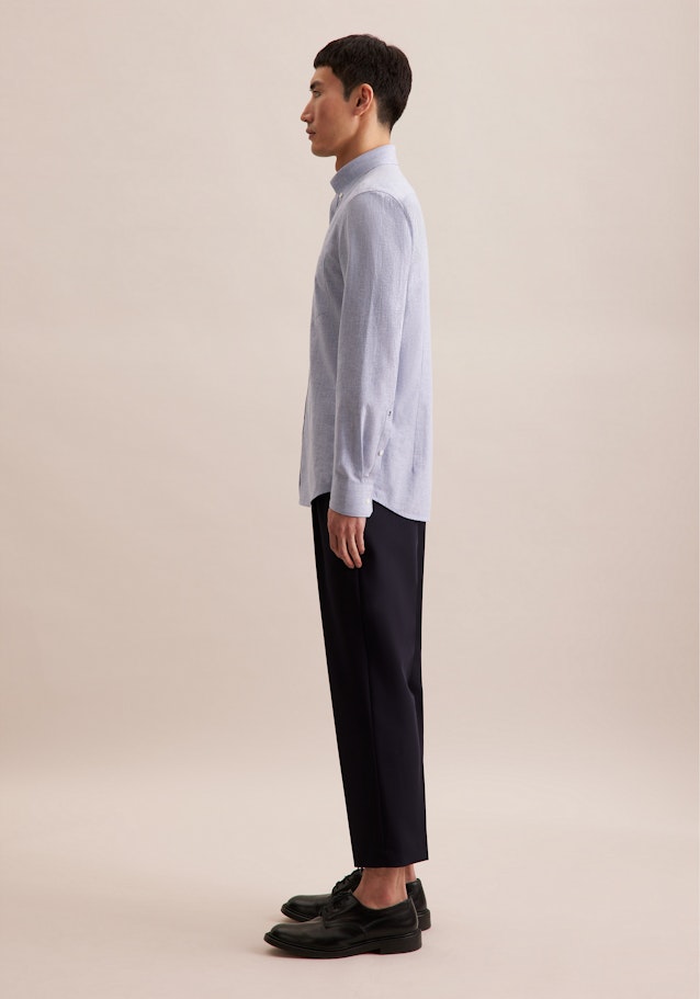 Slim Casual Hemd Uni in Hellblau | Seidensticker Onlineshop