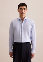 Regular Business shirt Structure in Light Blue |  Seidensticker Onlineshop