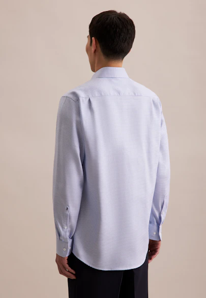 Regular Business shirt Structure in Light Blue |  Seidensticker Onlineshop