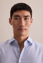 Regular Business shirt Structure in Light Blue |  Seidensticker Onlineshop