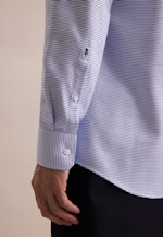 Regular Business shirt Structure in Light Blue |  Seidensticker Onlineshop