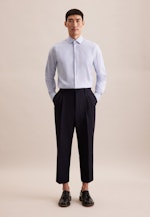 Regular Business shirt Structure in Light Blue |  Seidensticker Onlineshop