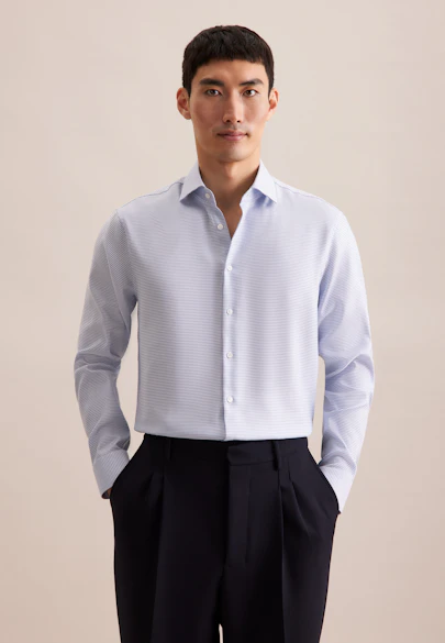 Regular Chemise d'affaires Structure in Vert |  Seidensticker Onlineshop