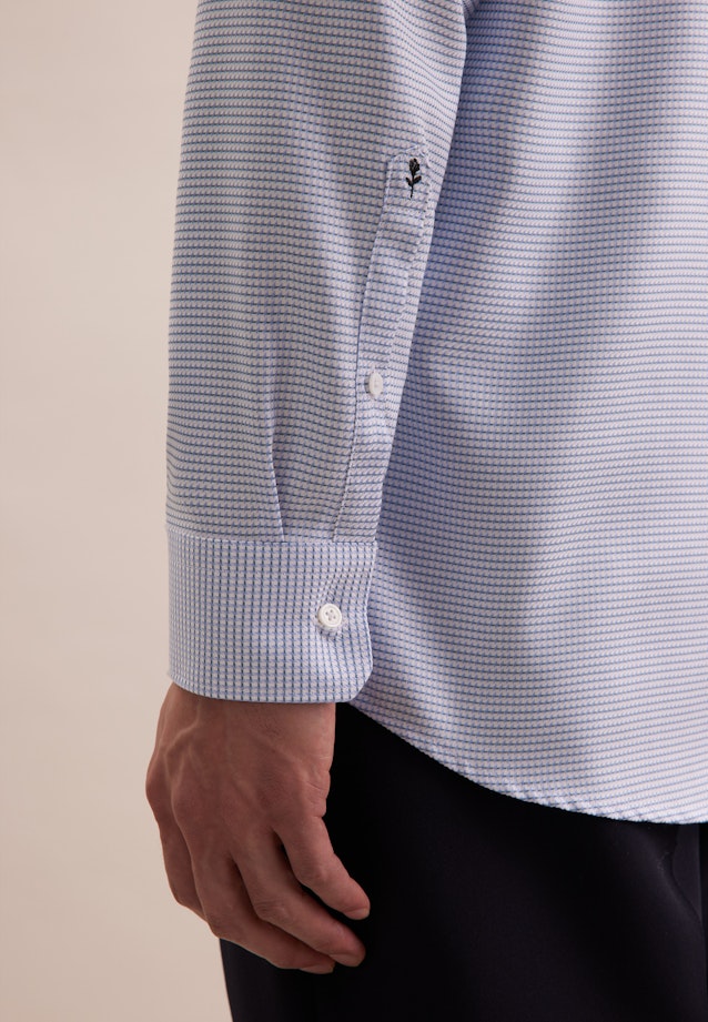 Regular Business shirt Structure in Green |  Seidensticker Onlineshop