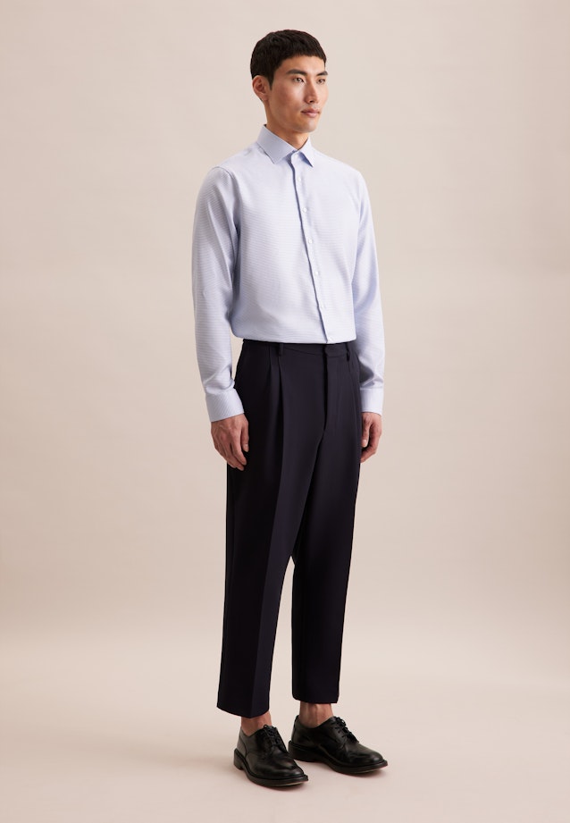 Regular Business shirt Structure in Green |  Seidensticker Onlineshop