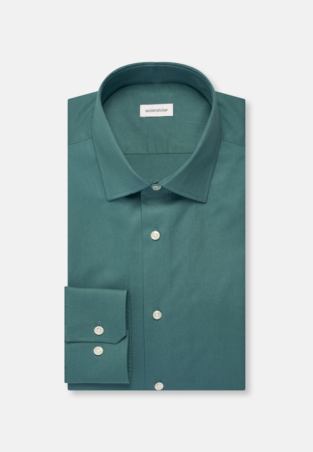 Slim Business Hemd Uni in Grün |  Seidensticker Onlineshop