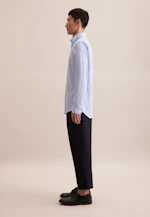 Slim Chemise Performance rayures in Bleu Clair |  Seidensticker Onlineshop