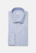 Slim Chemise Performance rayures in Bleu Clair |  Seidensticker Onlineshop