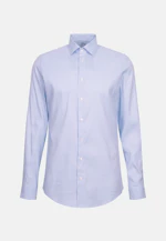 Slim Chemise Performance rayures in Bleu Clair |  Seidensticker Onlineshop