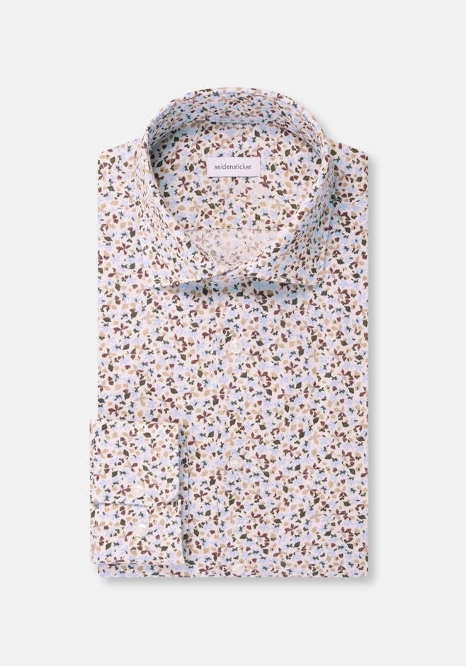 Shaped Chemise d'affaires Imprimé dans Beige | Boutique en ligne Seidensticker