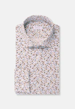 Shaped Business Hemd Druck in Beige |  Seidensticker Onlineshop
