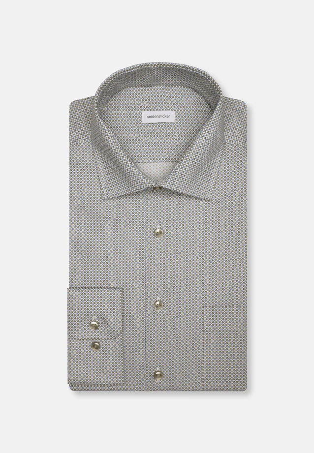 Regular Chemise d'affaires Imprimé in Marron |  Seidensticker Onlineshop