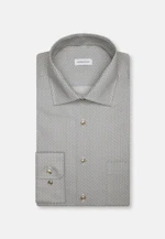 Regular Chemise d'affaires Imprimé in Marron |  Seidensticker Onlineshop