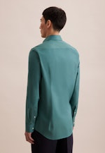 Shaped Business Hemd Uni in Grün |  Seidensticker Onlineshop