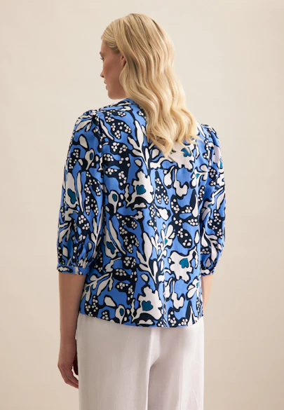 Tunika Druck in Hellblau |  Seidensticker Onlineshop