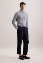 Regular Business Hemd Karo in Dunkelblau |  Seidensticker Onlineshop