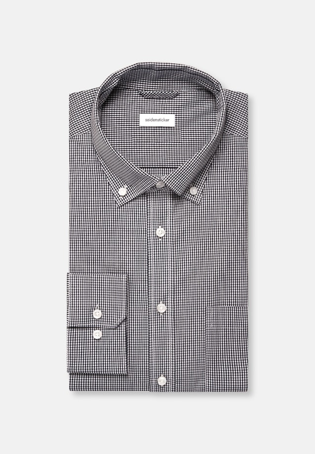 Regular Business Hemd Karo in Dunkelblau |  Seidensticker Onlineshop